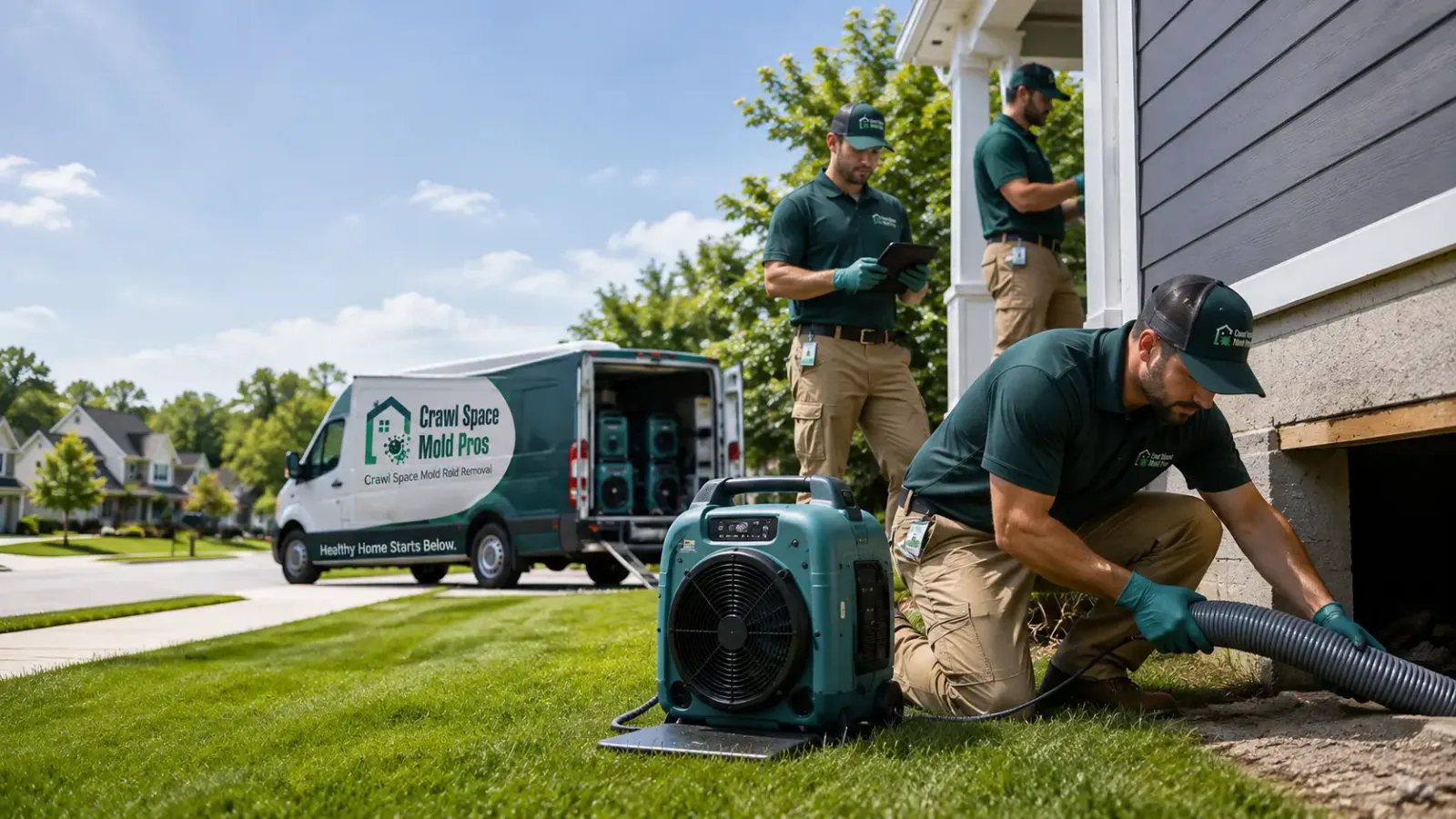 Crawl Space Mold Removal in Gloucester City, NJ